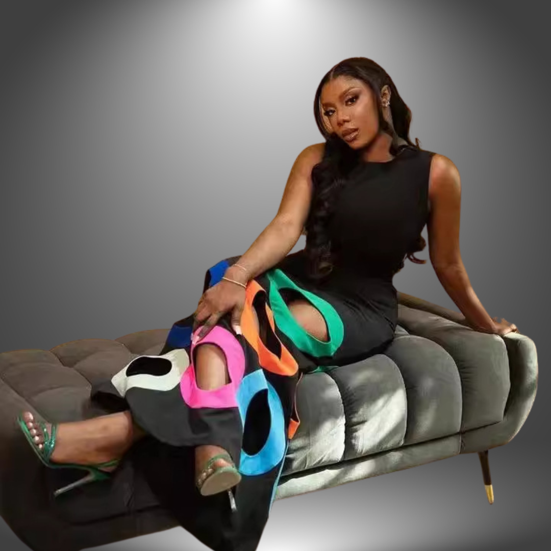 Celina™ - Maxi Sukienka w Kształcie Koła