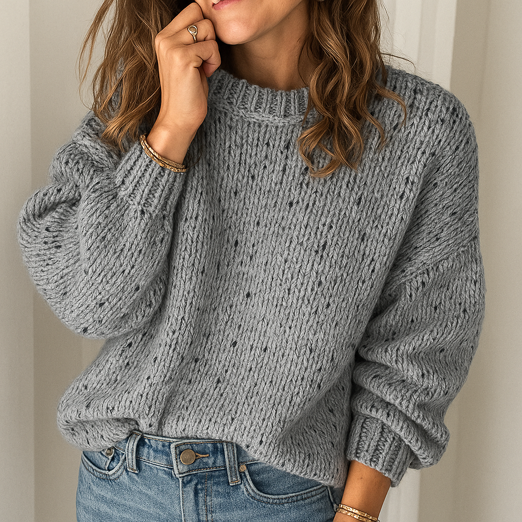 Evelyn ™ - Przytulny Teksturowany Sweter