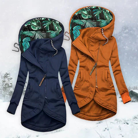 Marie | Elegancka i Ciepła Kamizelka Zimowa z Kapturem