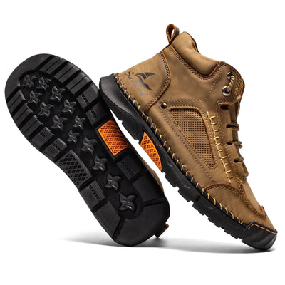 St. Moritz Skórzane Buty Wysokie