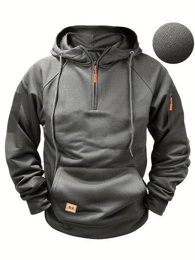 Henrik™ | Kluczowy Hoodie z Pół Zamek
